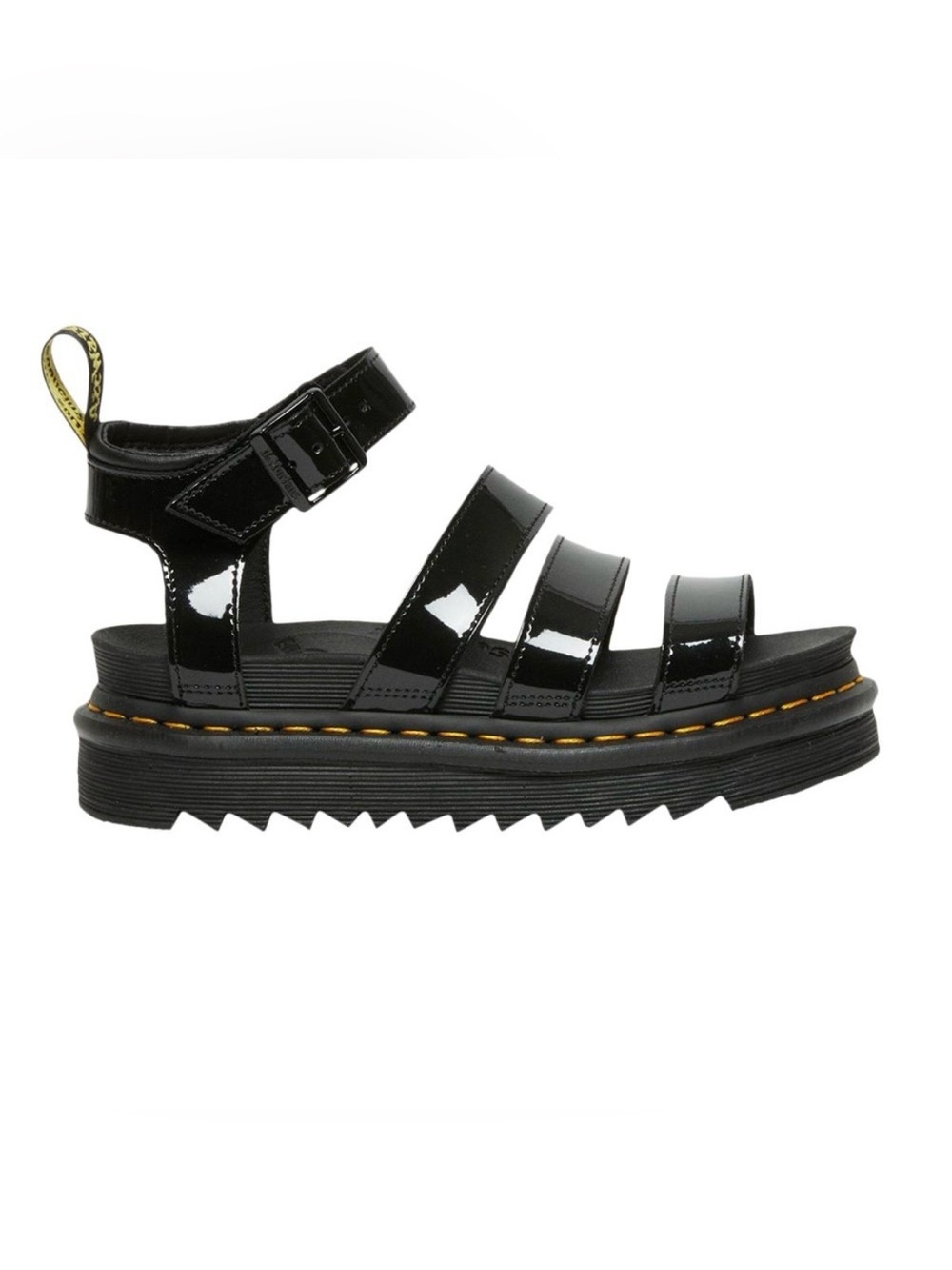 Dr. Martens Blaire Patent Leather Sandals Shoes Size 7